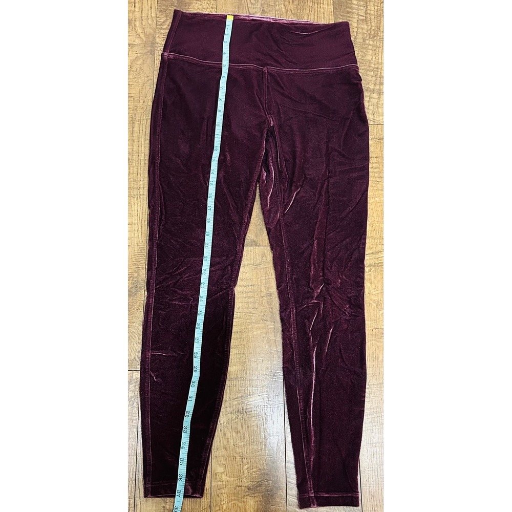 Lululemon Wunder Under High-Rise Tight 28 Crushed Velvet Plum Purple Womens‎ 10 - Picture 8 of 8